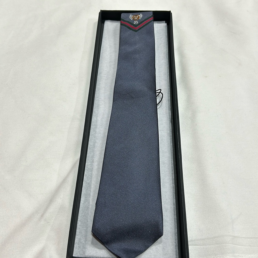 Gucci tie.